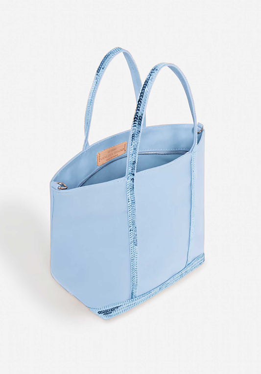 Tote Bag Canvas Cabas S Ve01-v40435 Indigo-Clair
