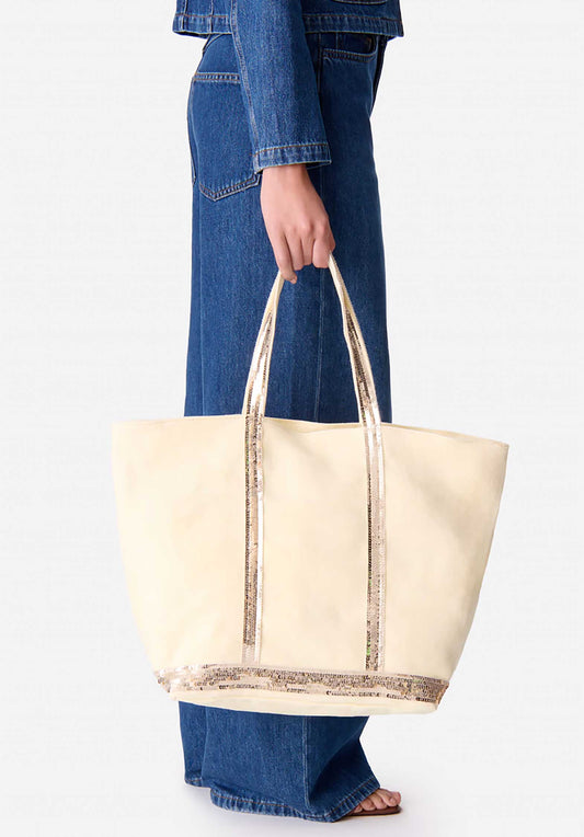 Tote Bag Linen Cabas L Ve31-v40409 Soleil