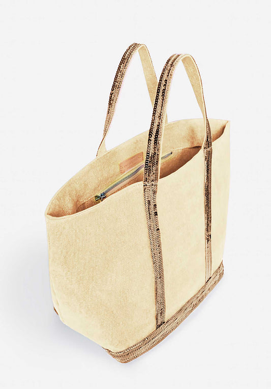 Tote Bag Linen Cabas M Ve31-v40413 Soleil