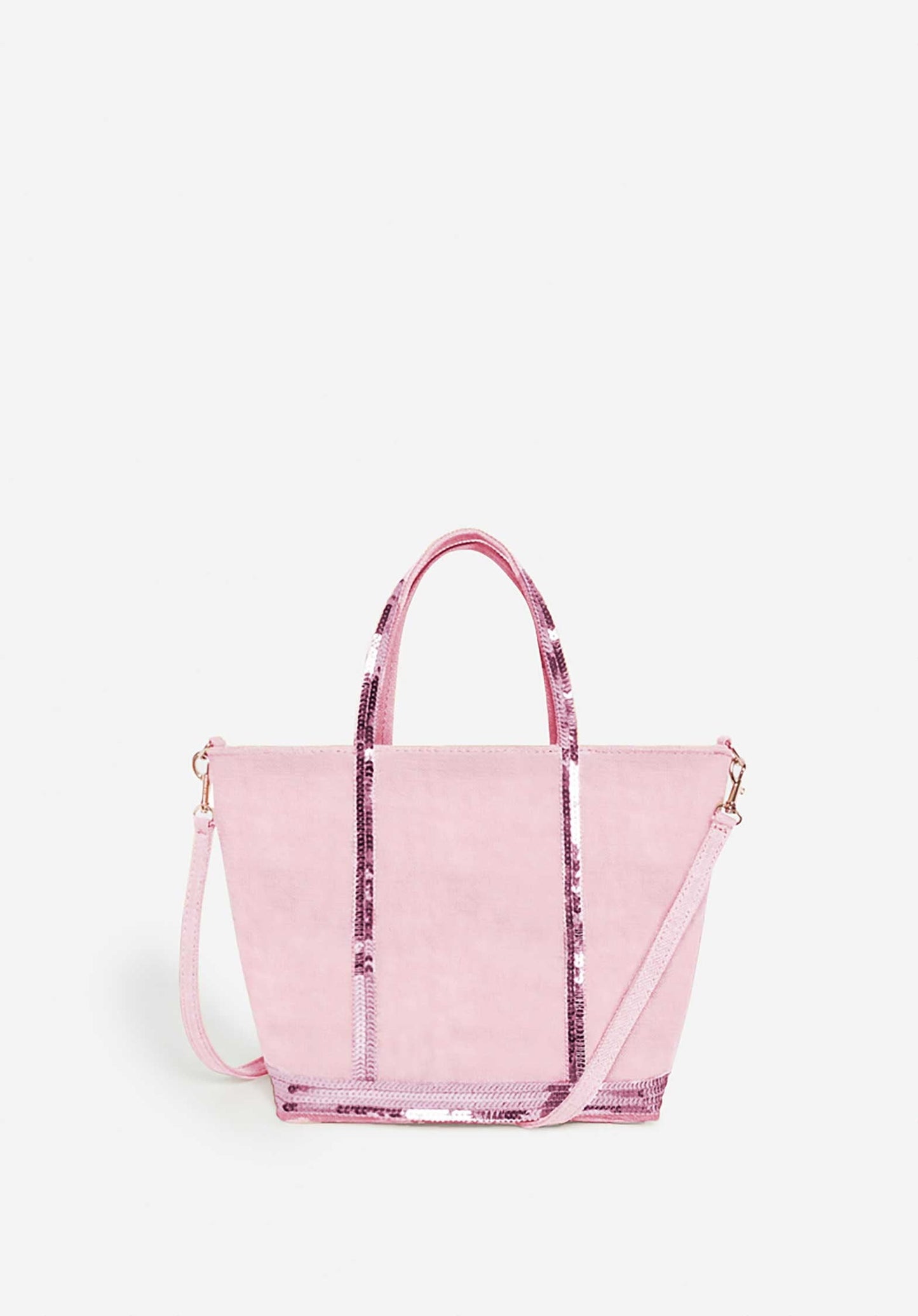 Tote Bag Linen Cabas S Ve31-v40435 Rose-Ancien