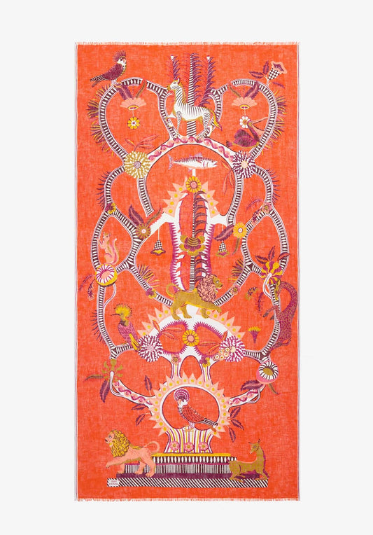 Scarf Et211di65 Orangeade