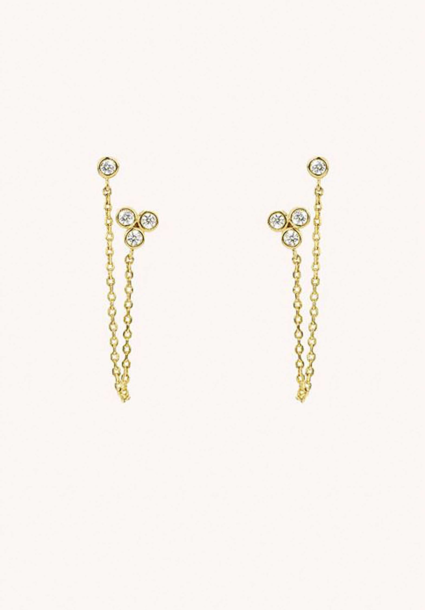Earrings Bo-184g Metal