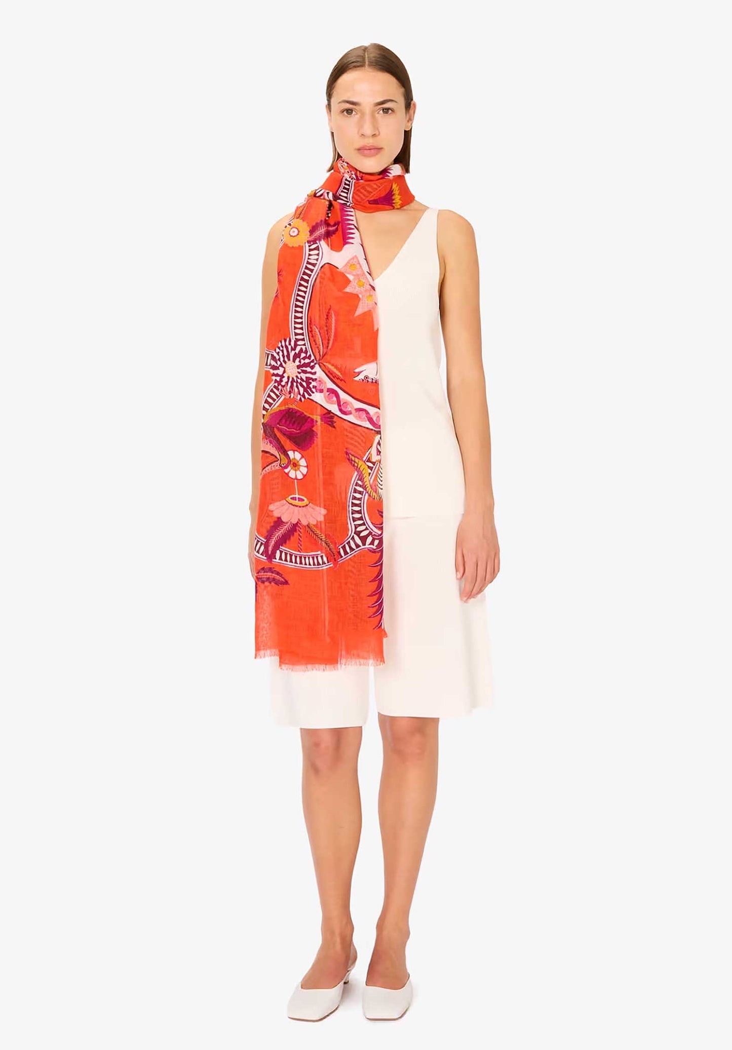 Scarf Et211di65 Orangeade