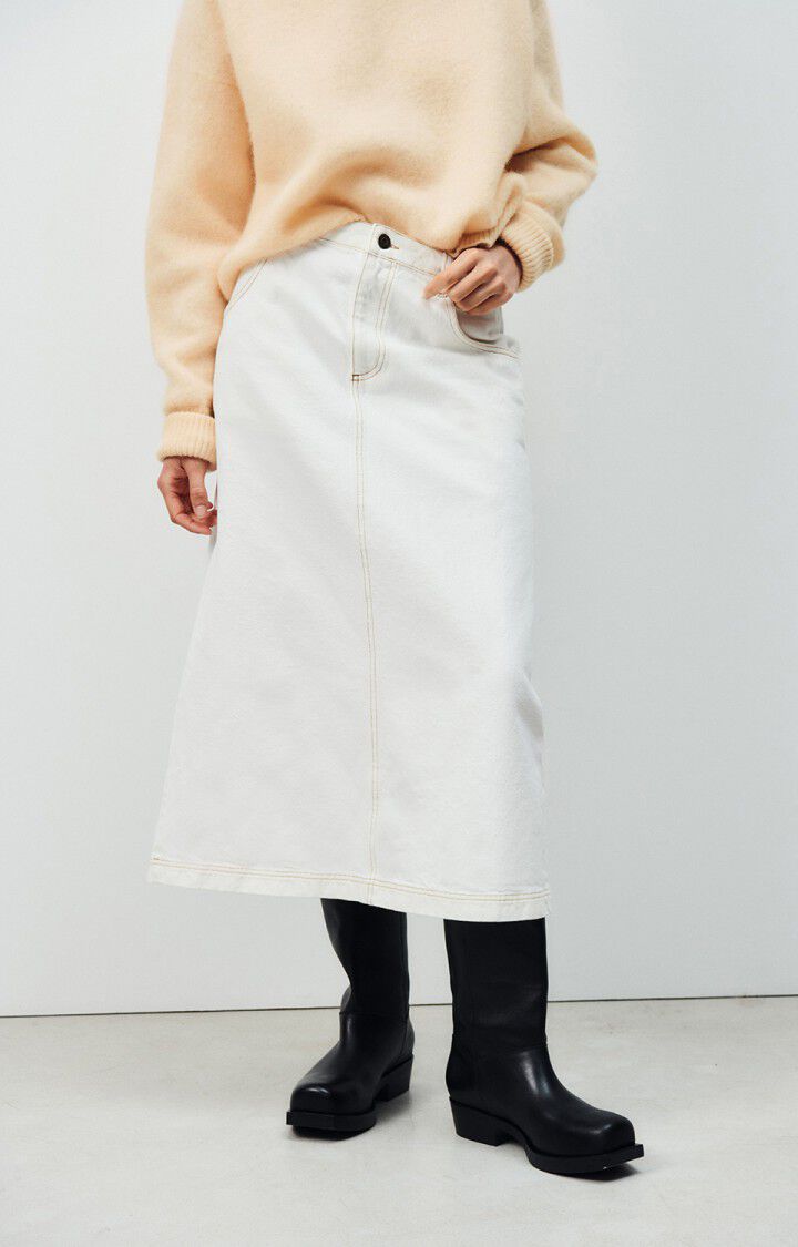 Denim Skirt Joz13a Off-White