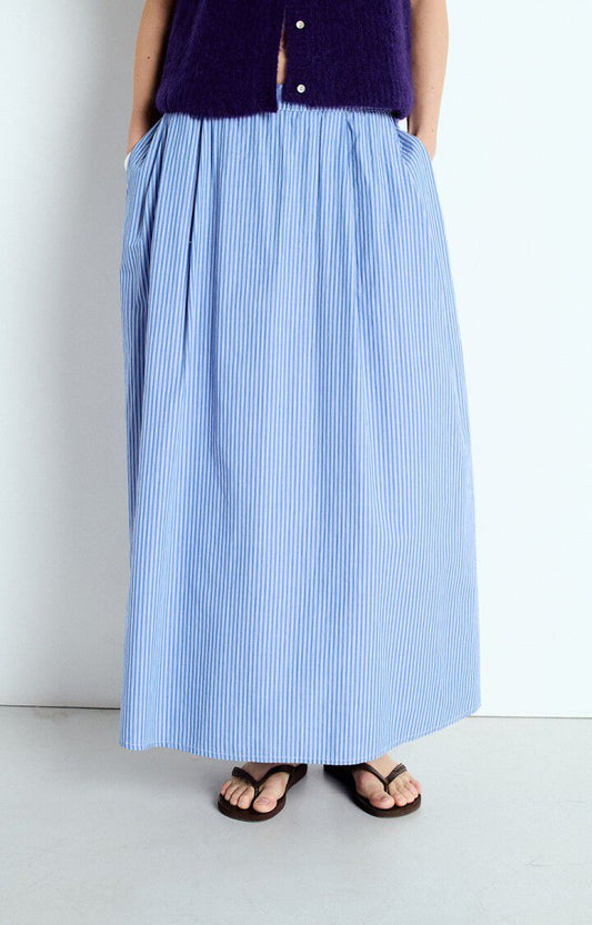 Skirt Zat13a Rayures-Aqua