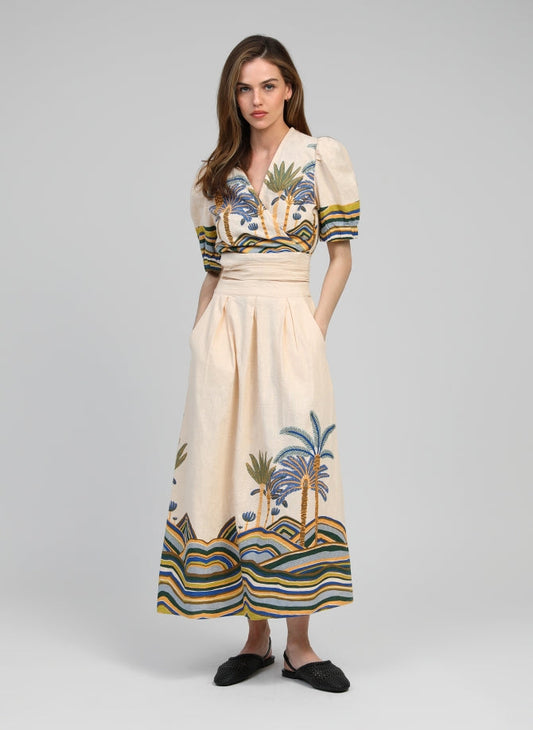 Skirt 48-04269-w Raromy Palmyre-Bleu