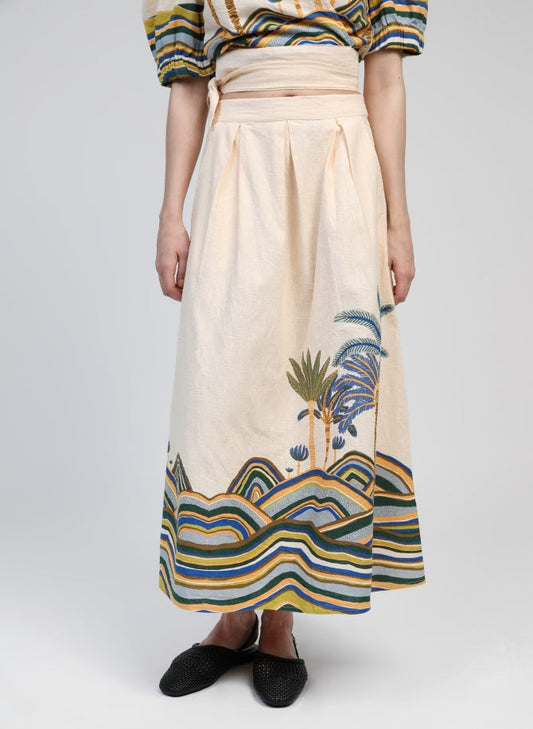 Skirt 48-04269-w Raromy Palmyre-Bleu