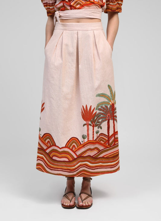 Skirt 48-04269-w Raromy Palmyre-Orange