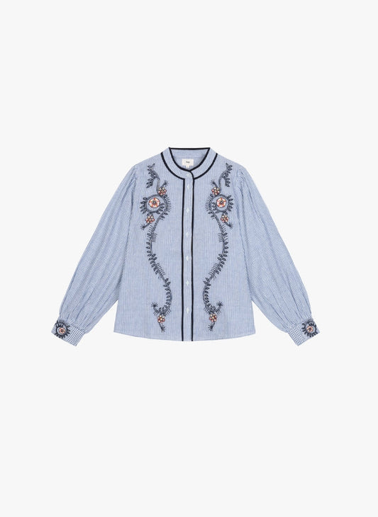 Blouse 48-28597-w Seydi Rayure