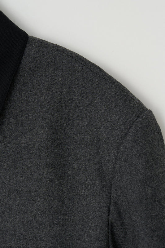 Af24jk21 Button Pocket J Charcoal