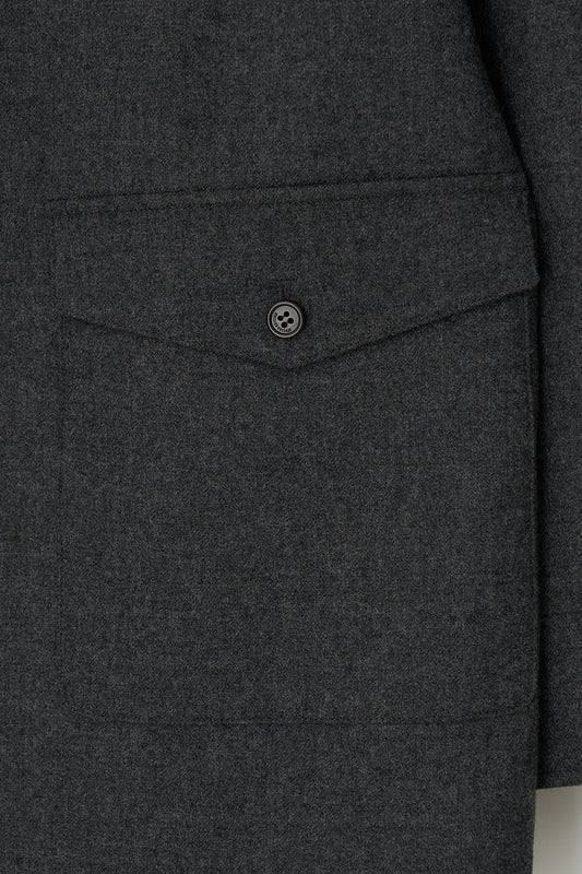 Af24jk21 Button Pocket J Charcoal