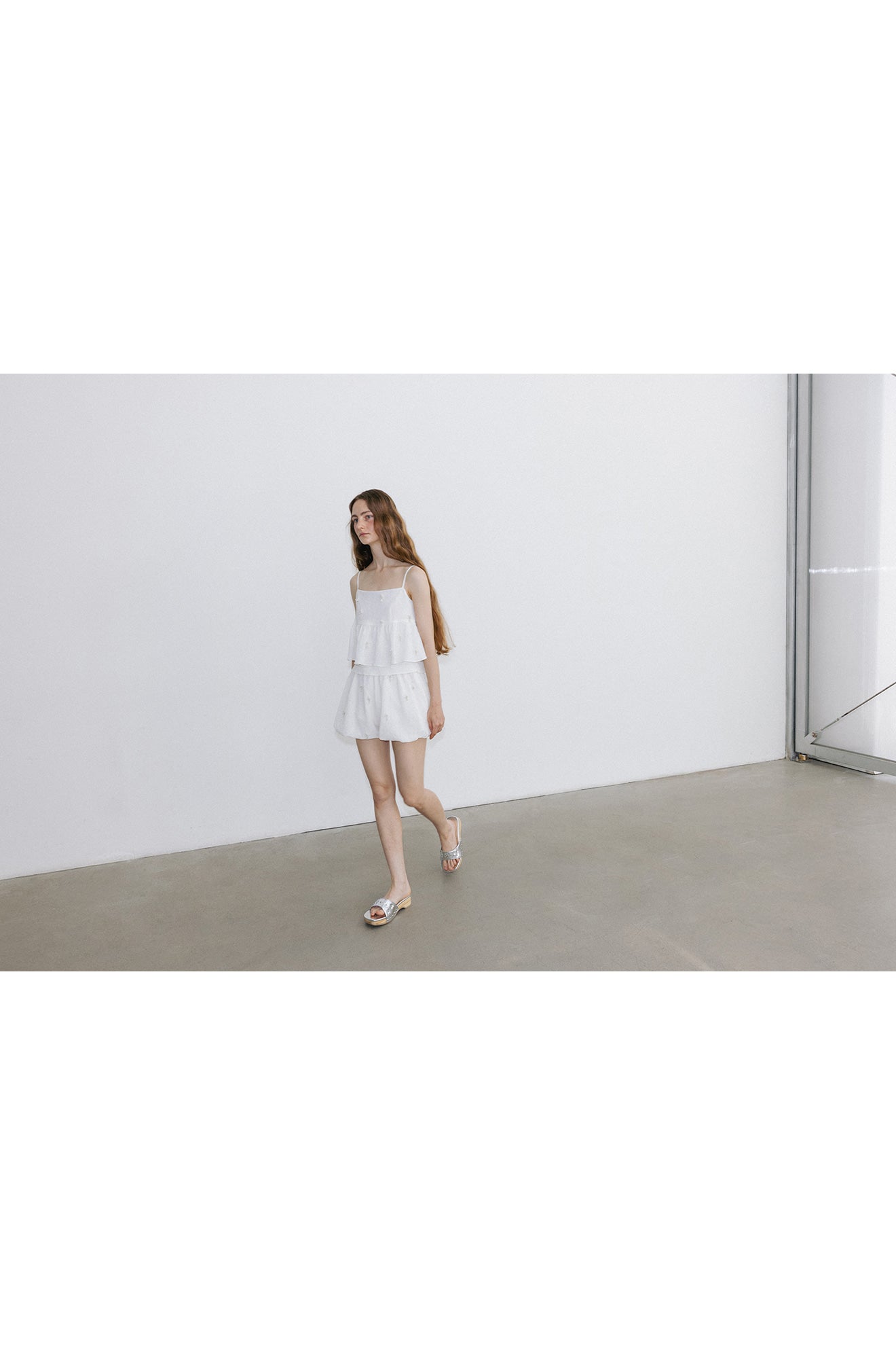 Blouse Embellish Top White