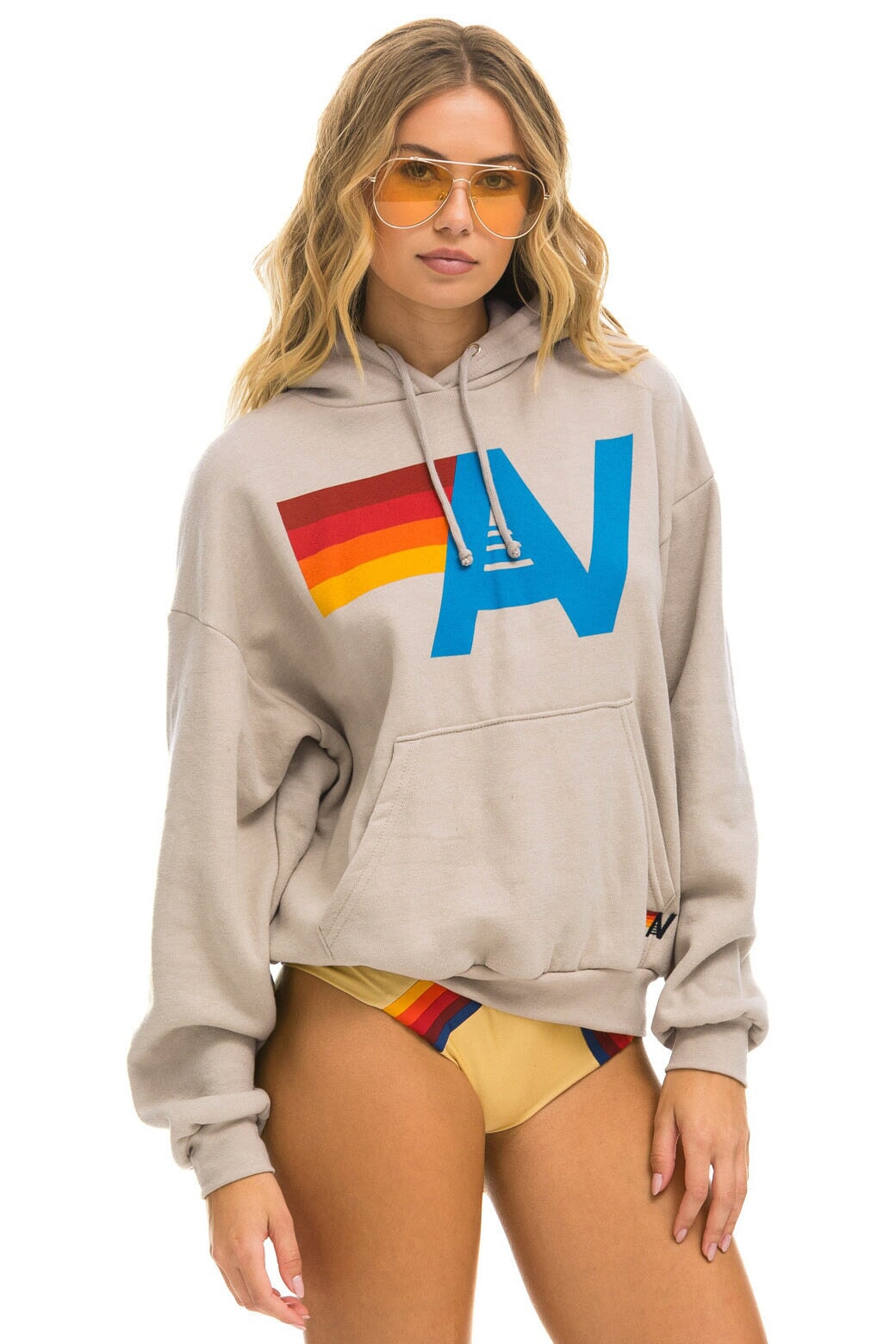 Hoodie Logo Relaxed Hdprxlo Sand