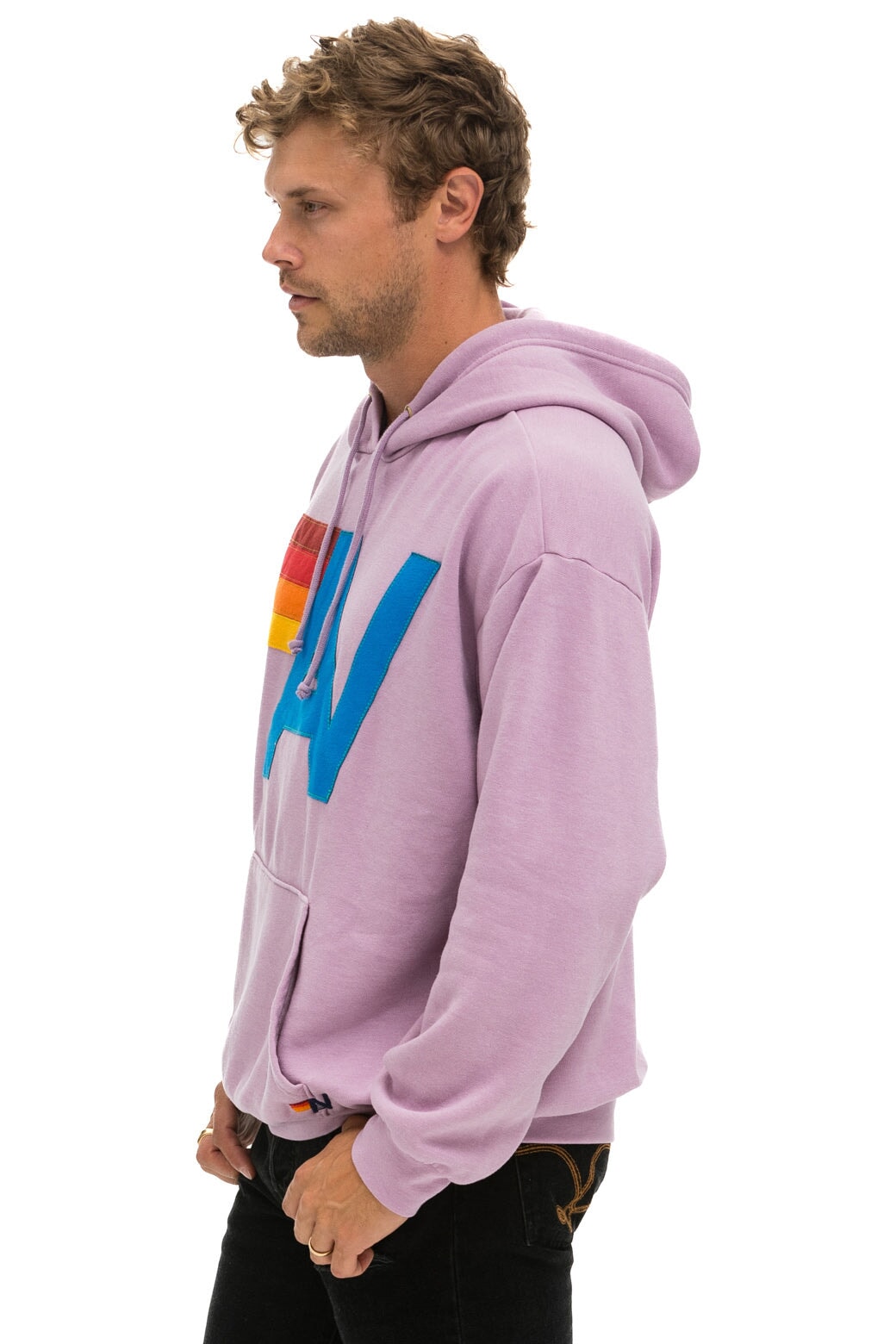 Hoodie Logo Stitch R Hdprxstlo Mauve