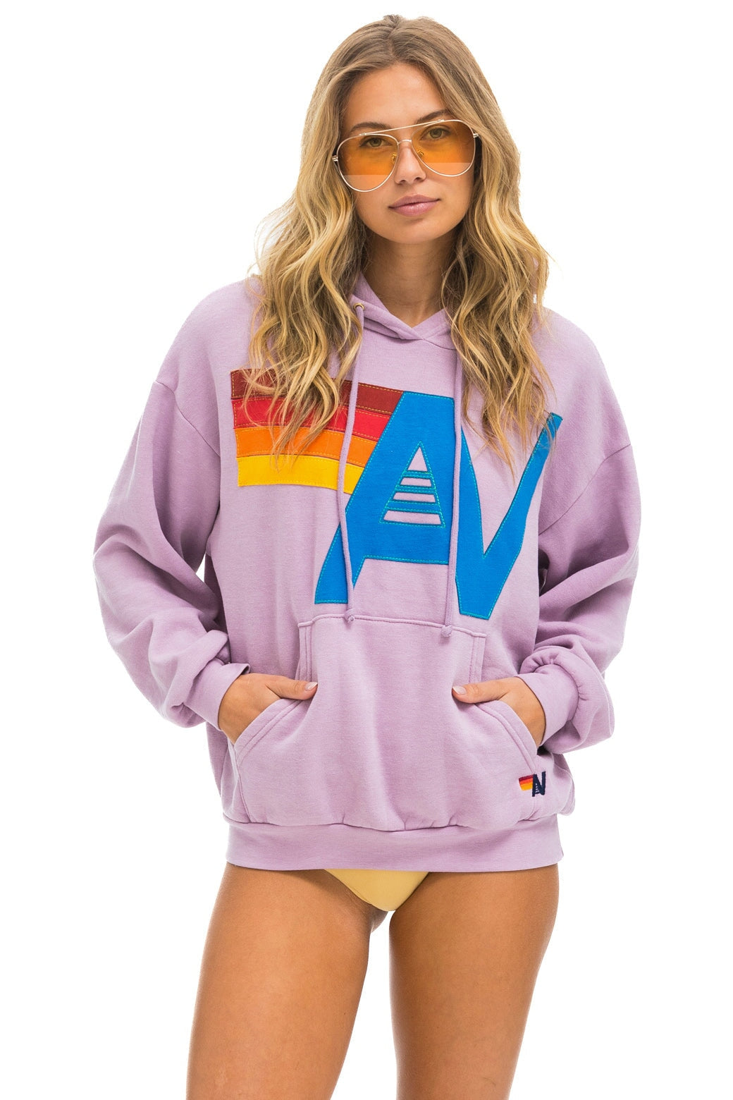 Hoodie Logo Stitch R Hdprxstlo Mauve