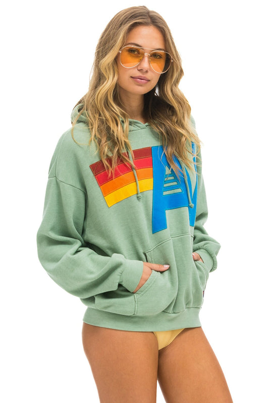 Hoodie Logo Stitch R Hdprxstlo Sage