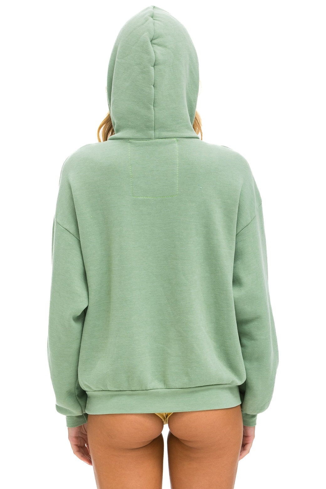 Hoodie Logo Stitch R Hdprxstlo Sage