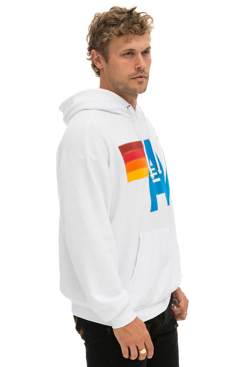 Hoodie Logo Stitch R Hdprxstlo White