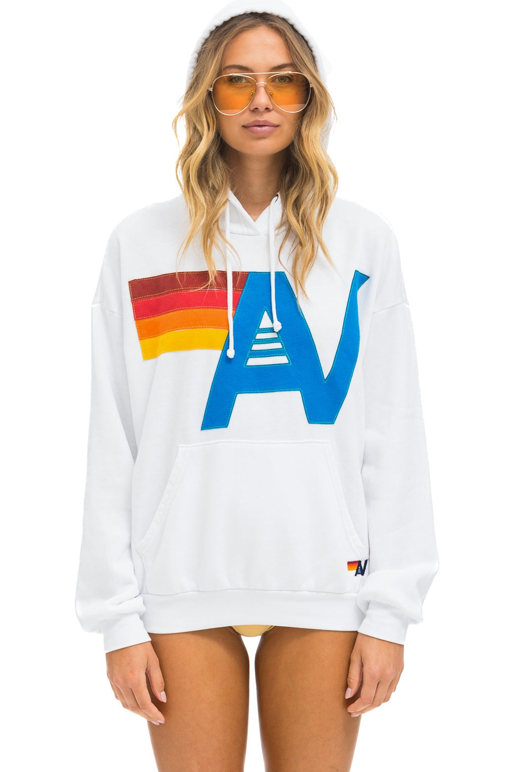 Hoodie Logo Stitch R Hdprxstlo White