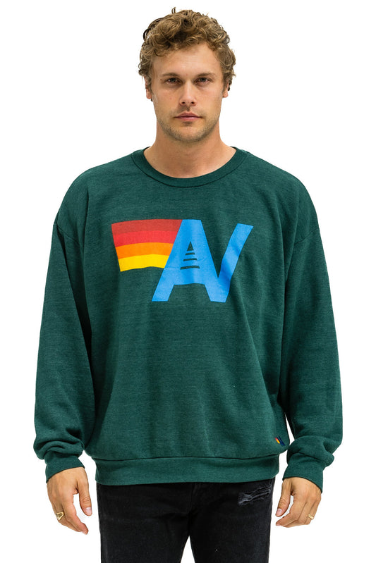 Sweatshirt Logo Crew Swrxlo Forest
