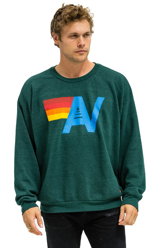 Sweatshirt Logo Crew Swrxlo Forest