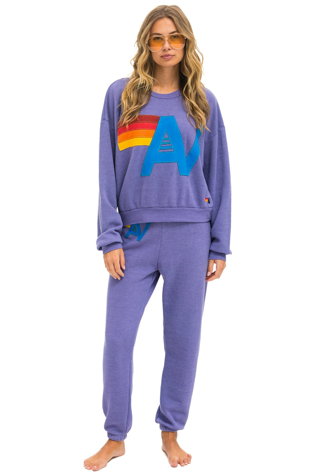 Sweatshirt Logo Stit Swrxstlo Lavender