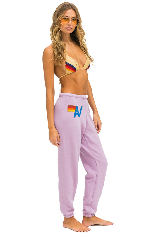 Pants Logo Stitch Sw Wsplst Mauve