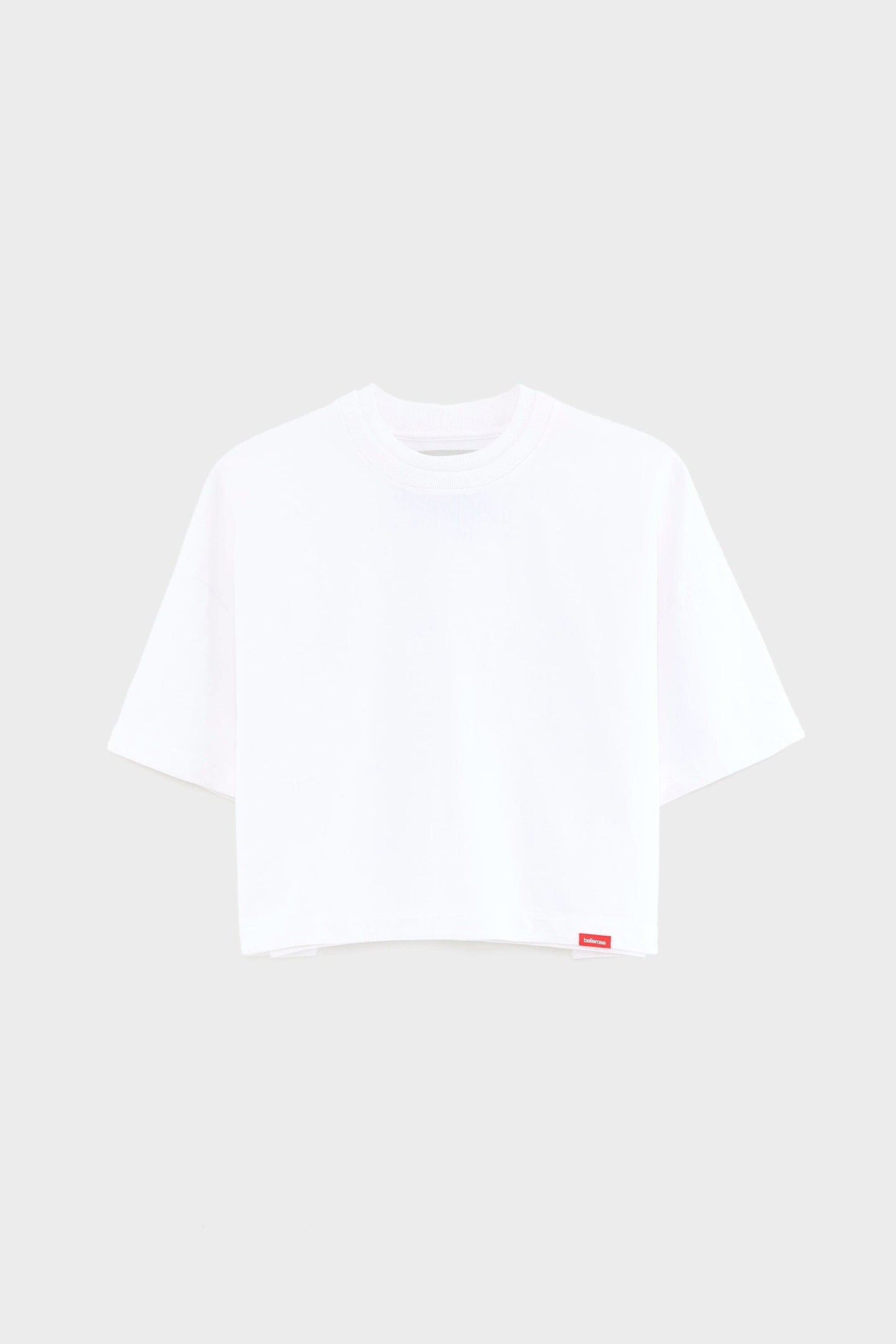 Bellerose | Fan Cropped Cotton T-Shirt - White