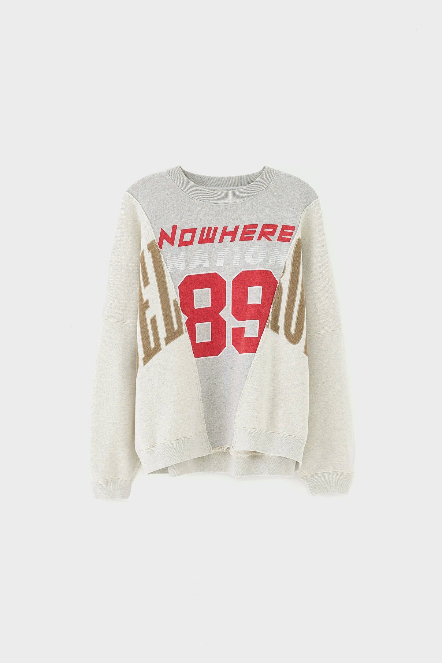 Bellerose Women's Oversized Sweatshirt Fleece Cotton - Heather Grey