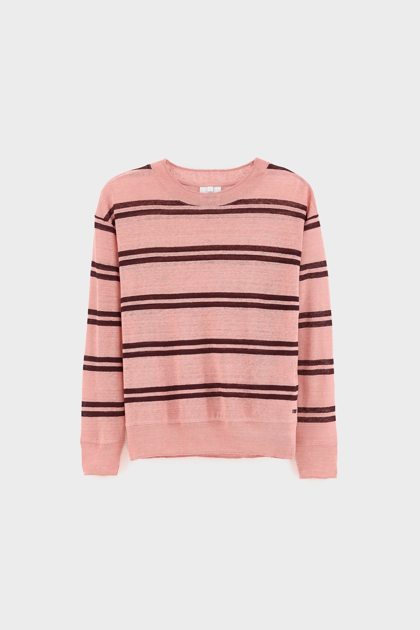 Bellerose | Star-Print Linen Jersey T-Shirt - Scoop Neck Stripe-A