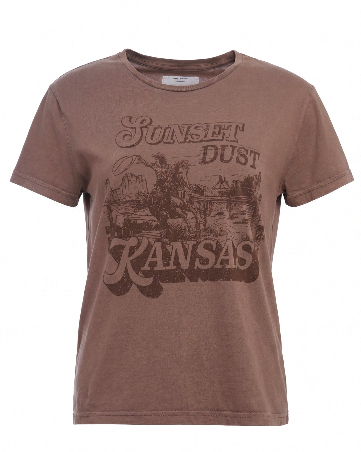 Bowery | Marathon Graphic T-Shirt - Vintage Brown Acid-Brownie