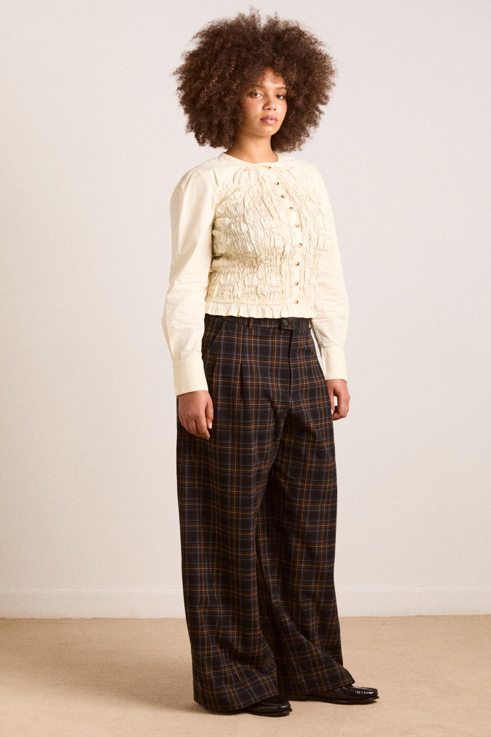 Cardigan Elliana Smock Ca Butter