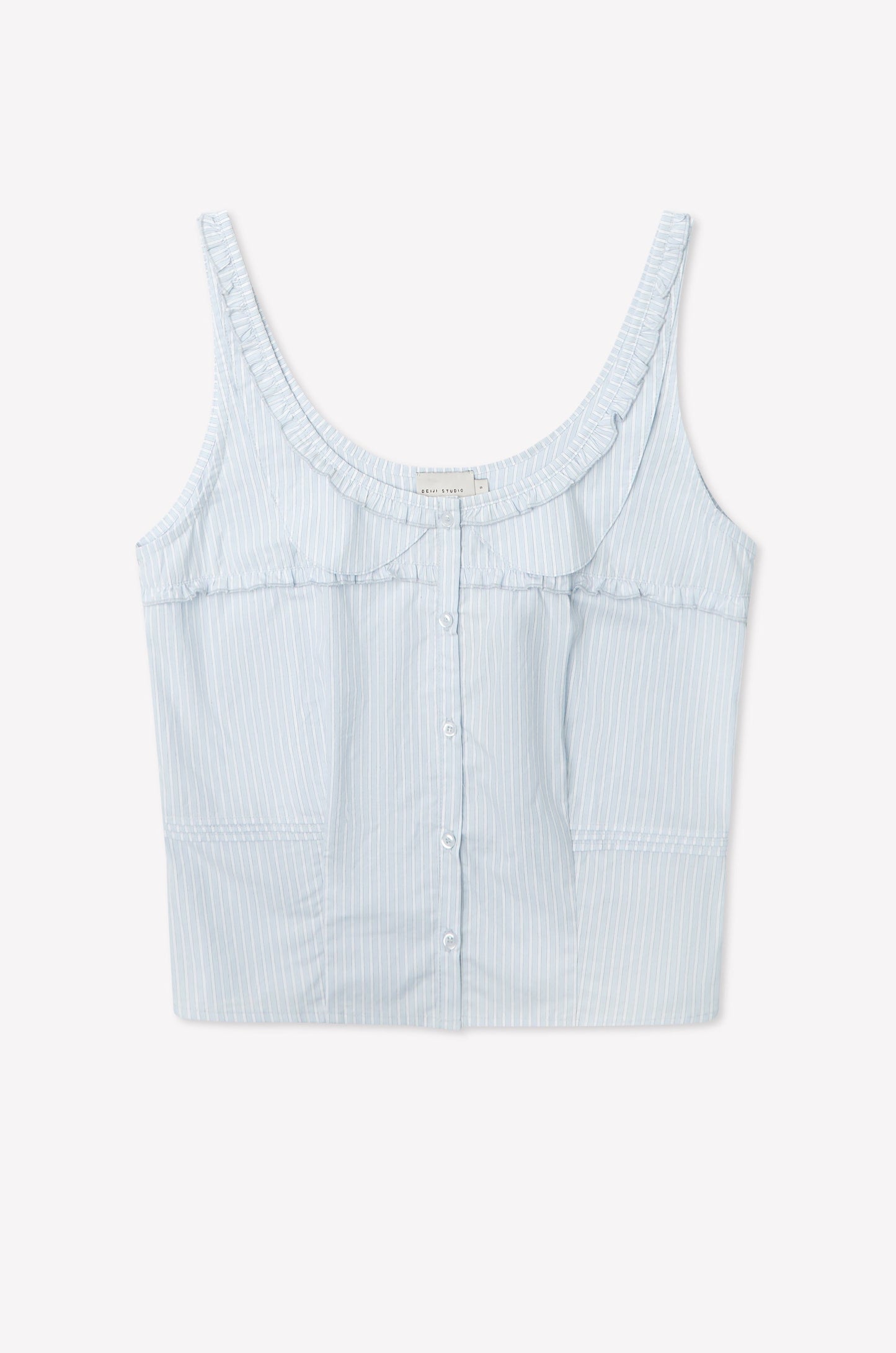 DEIJI STUDIOS-726 FRILLS TOP-MIST STRIPE_06.jpg
