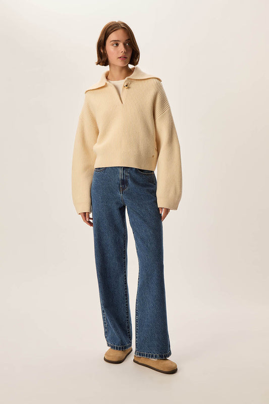 Sweatshirt Do Domino Creme