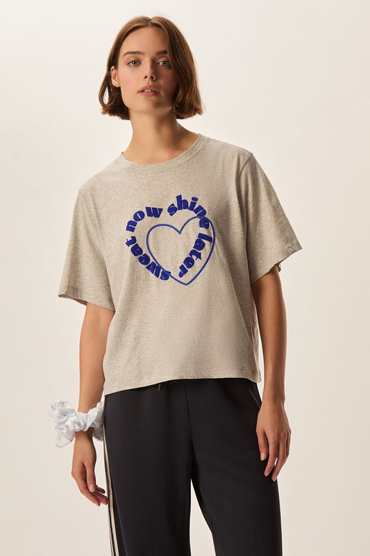 Tshirt Jolie Gris-Chine