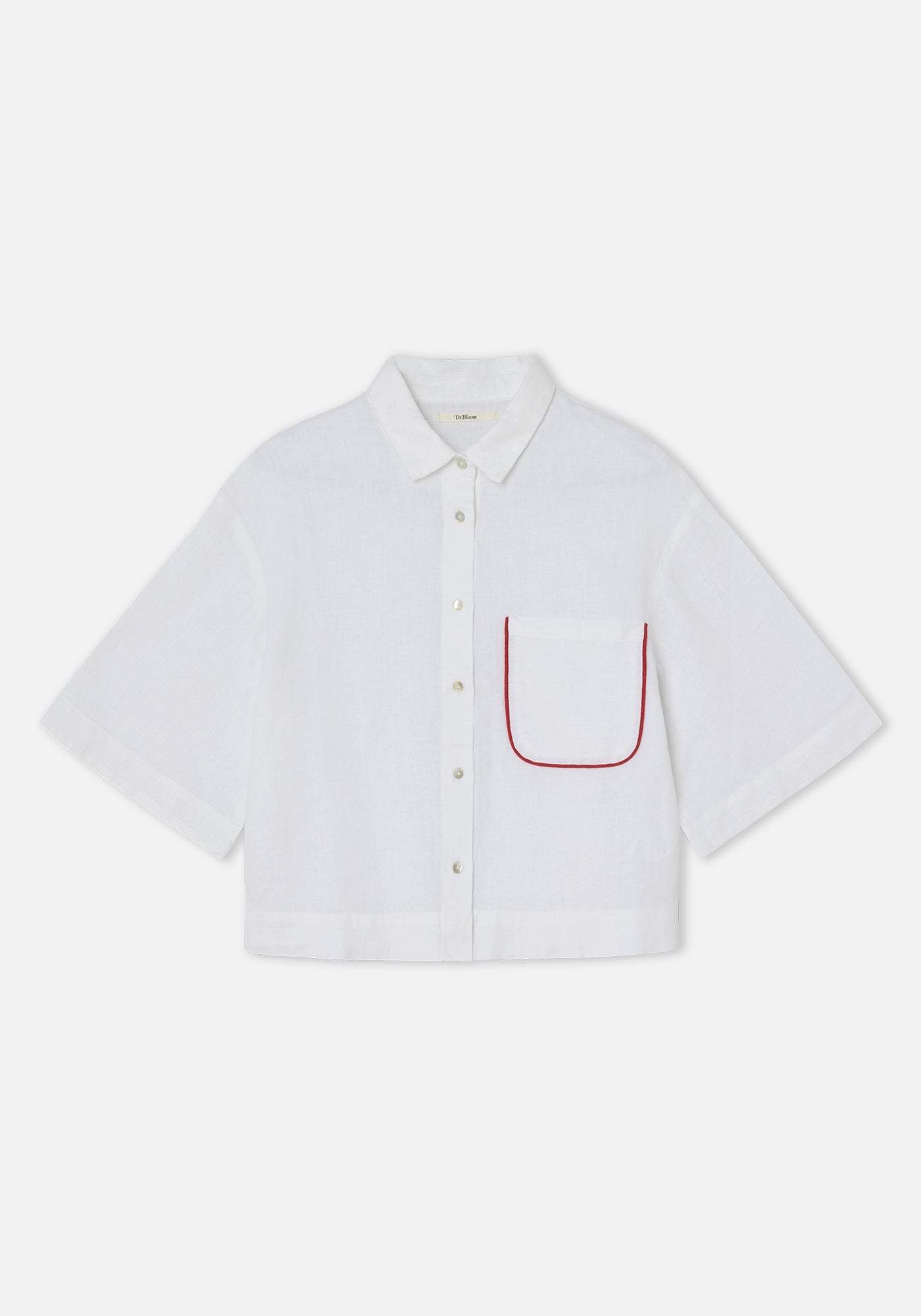 Shirt Cherry Lino White