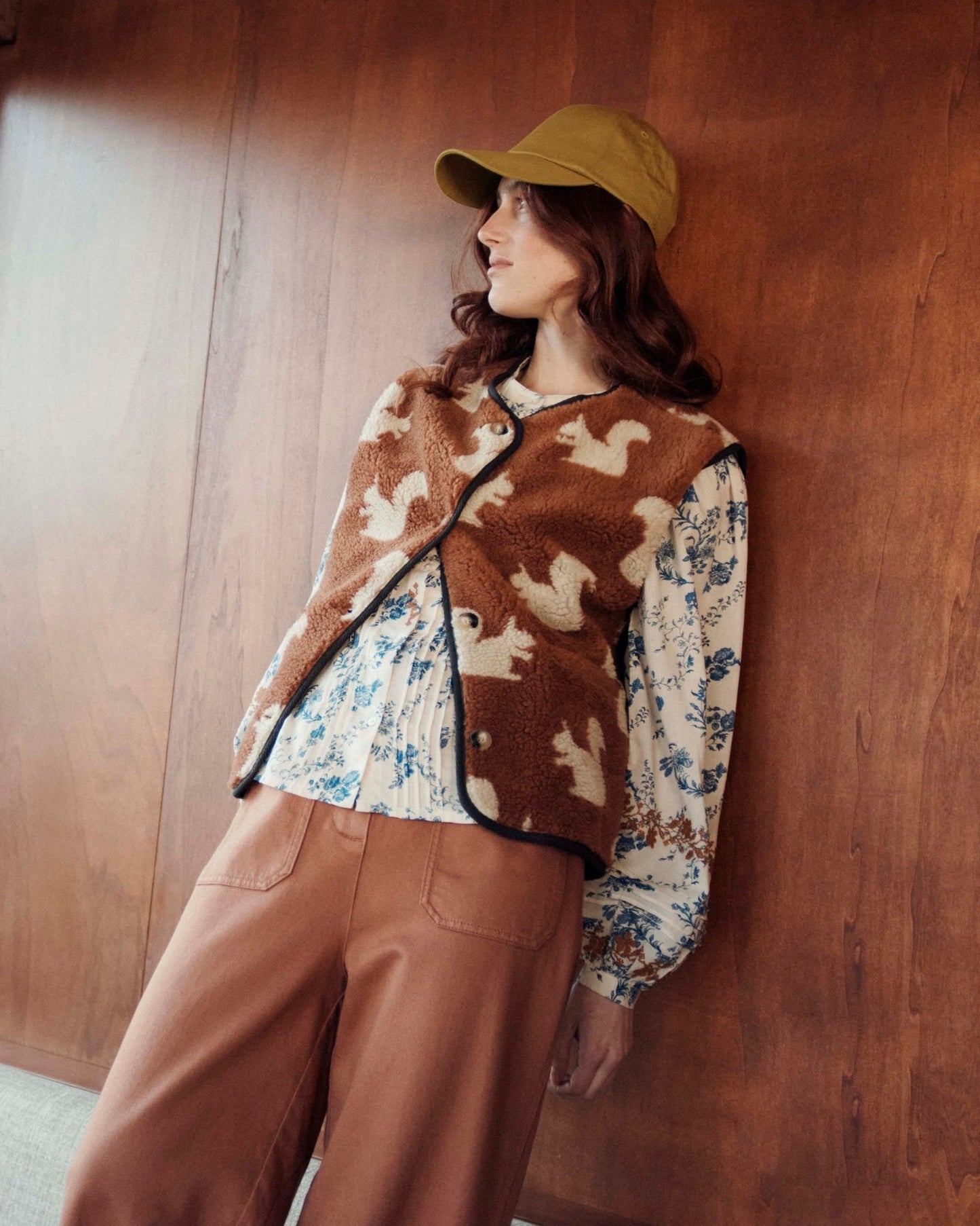 Gilet Sans Manche Ida-cassis Ecureuil