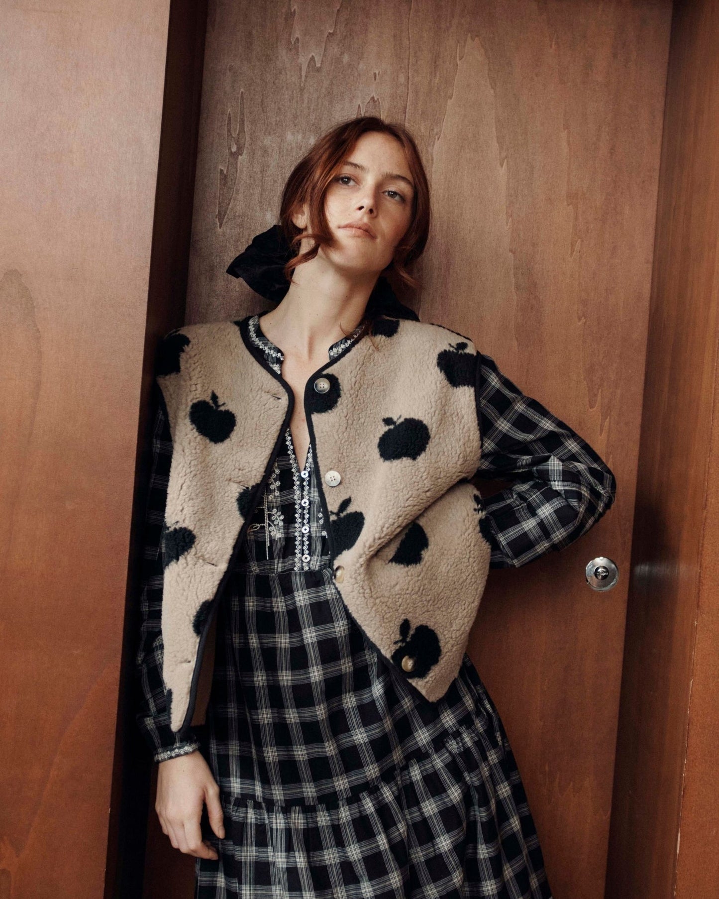 Gilet Sans Manche Ida-cassis Pomme