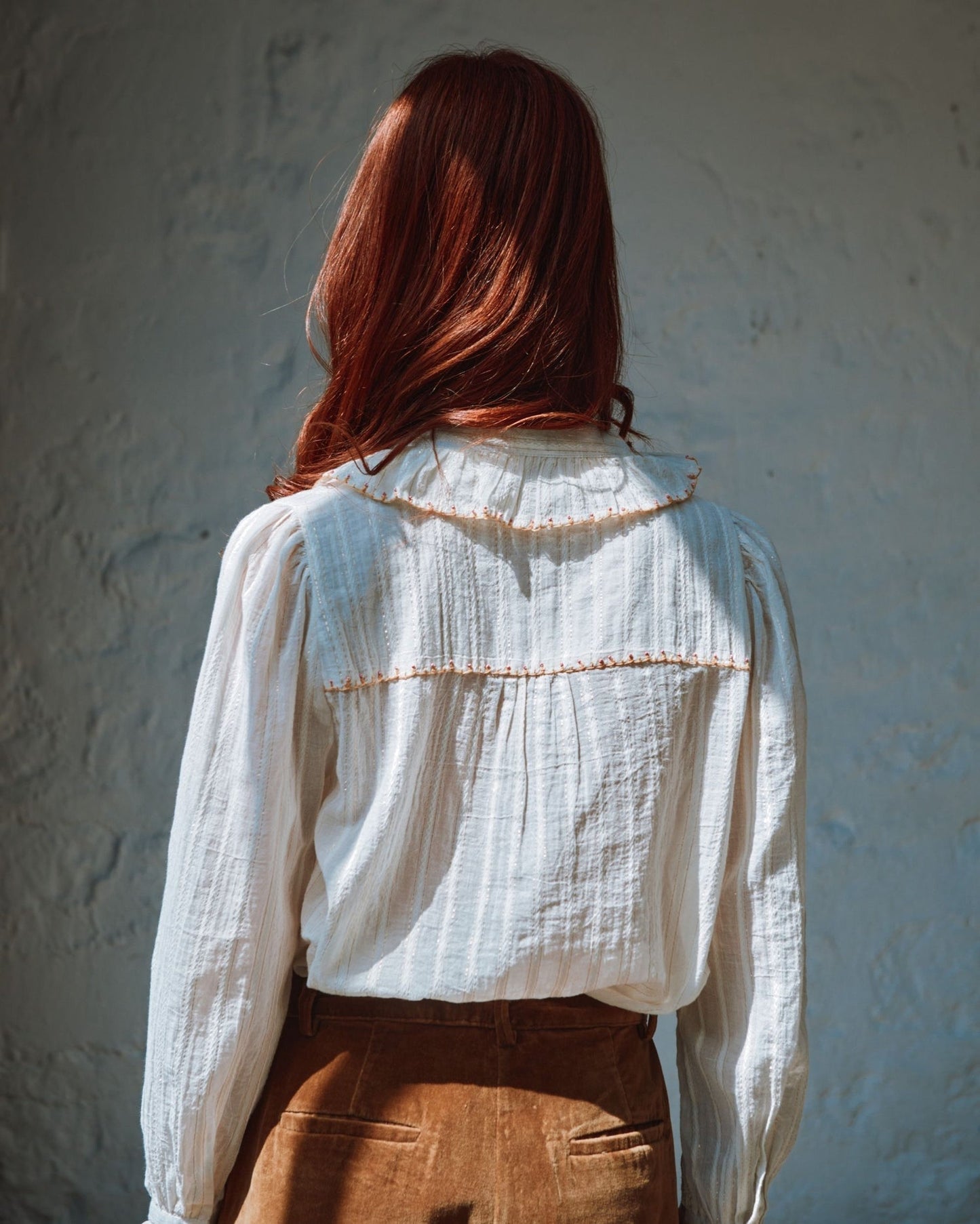 Blouse Col Bordag Ida-christelle Ecru