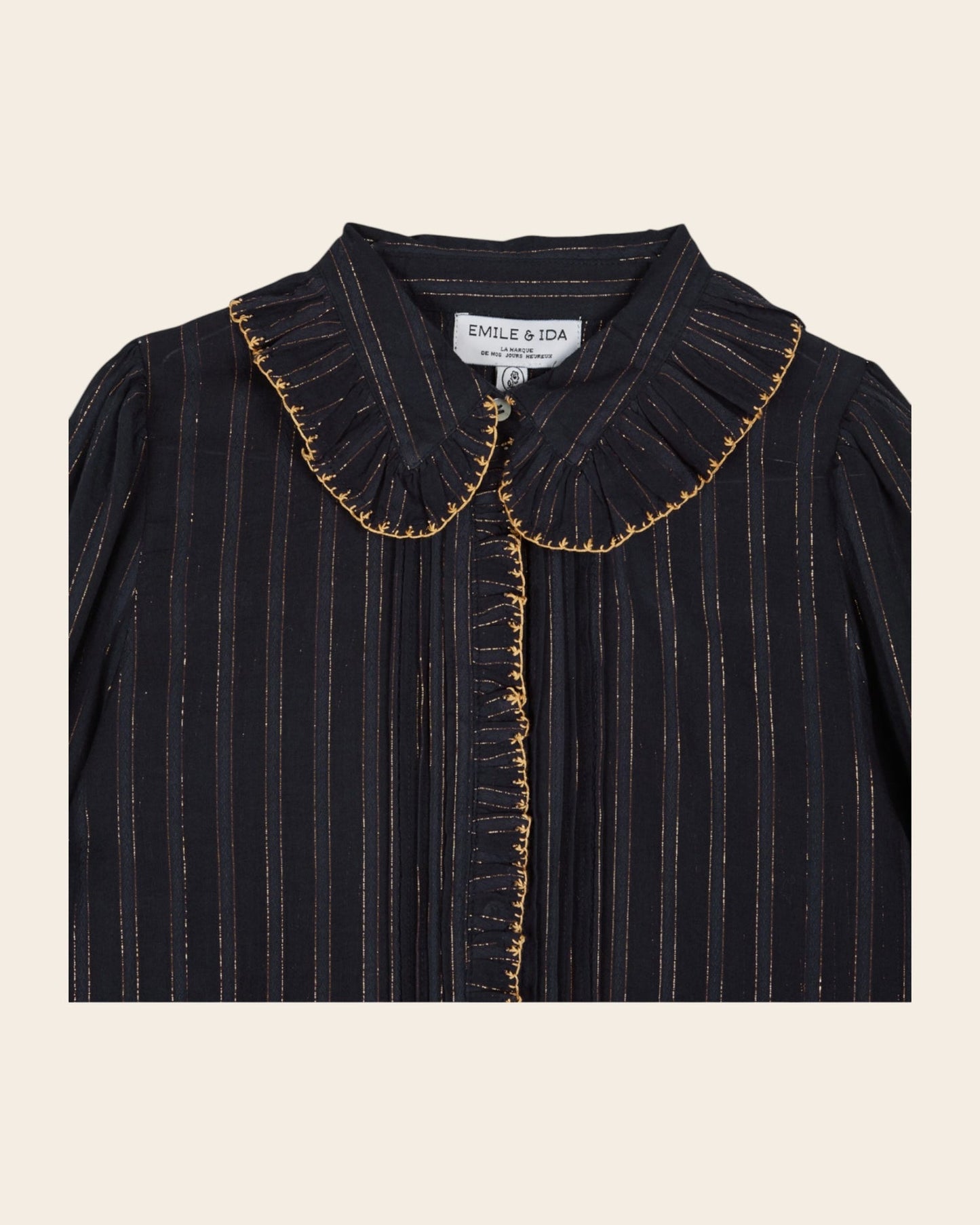 Blouse Col Bordag Ida-christelle Marine
