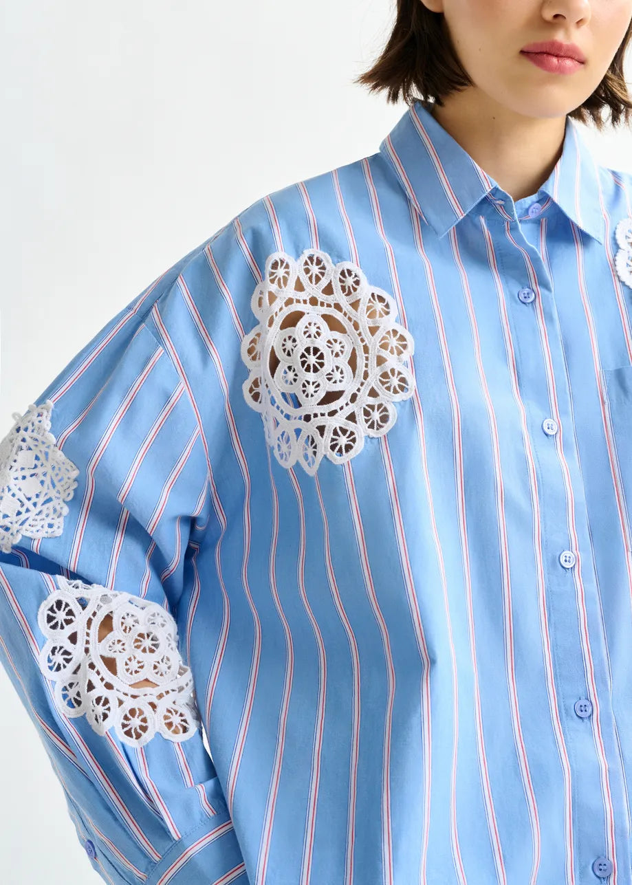 Shirt Identical Pale-Kingsblue