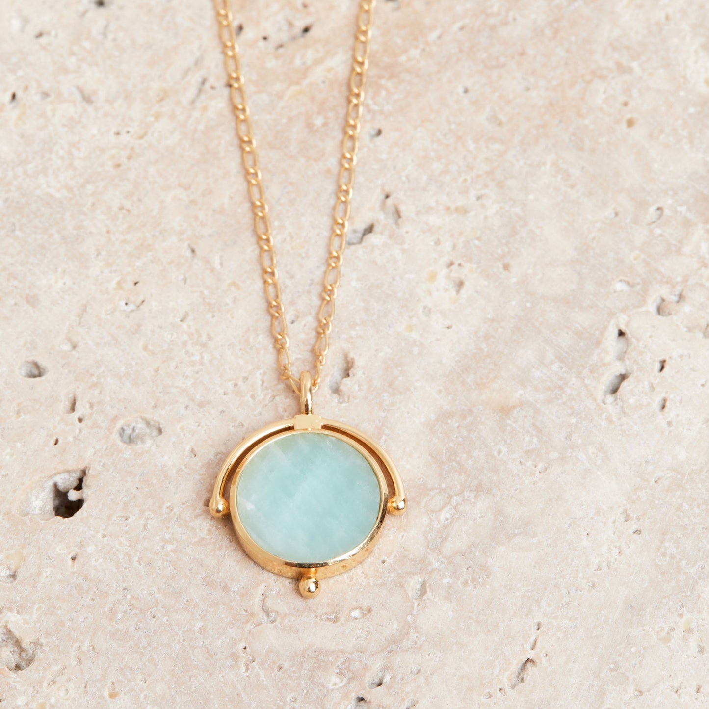 Necklace 6clr0152 Selie Amazonite-Claire