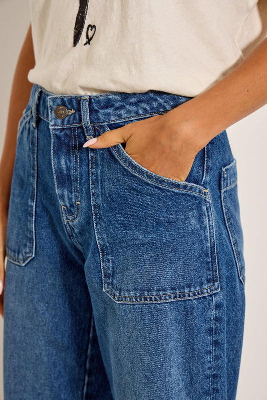 Jeans 27656lourdes Medium-Blue