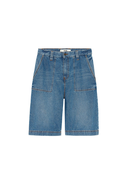 Denim Shorts 97688sidonie Medium-Blue