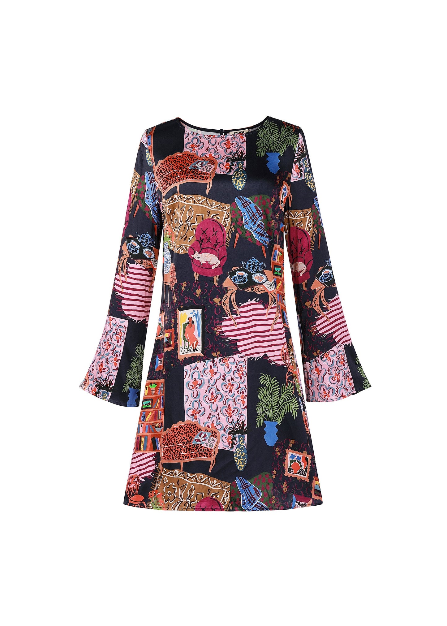 Dress Chc25709 Ayurveda Print-Salon-Nuit