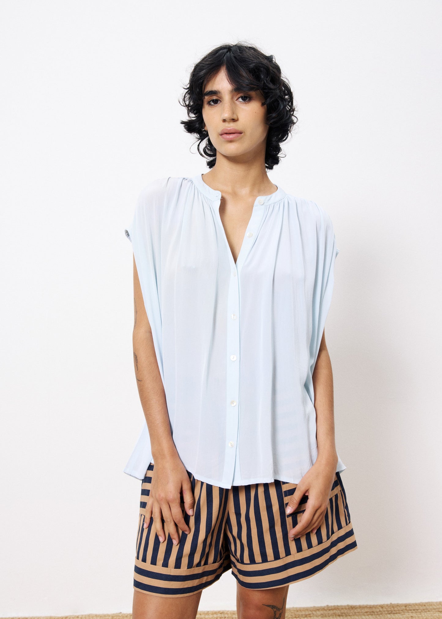 Blouse Inc-25020 Clelya Bleu-Clair