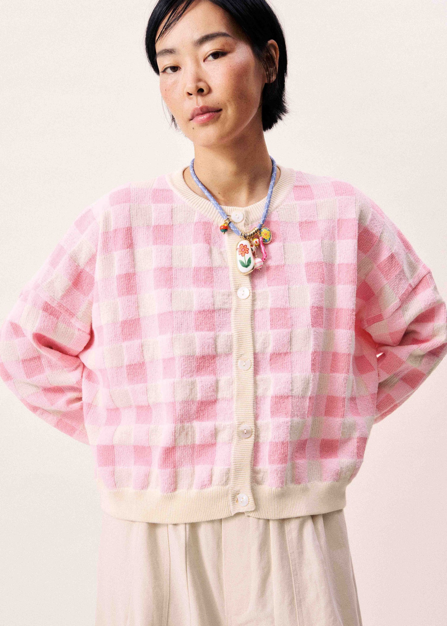 Cardigan Padina Rose