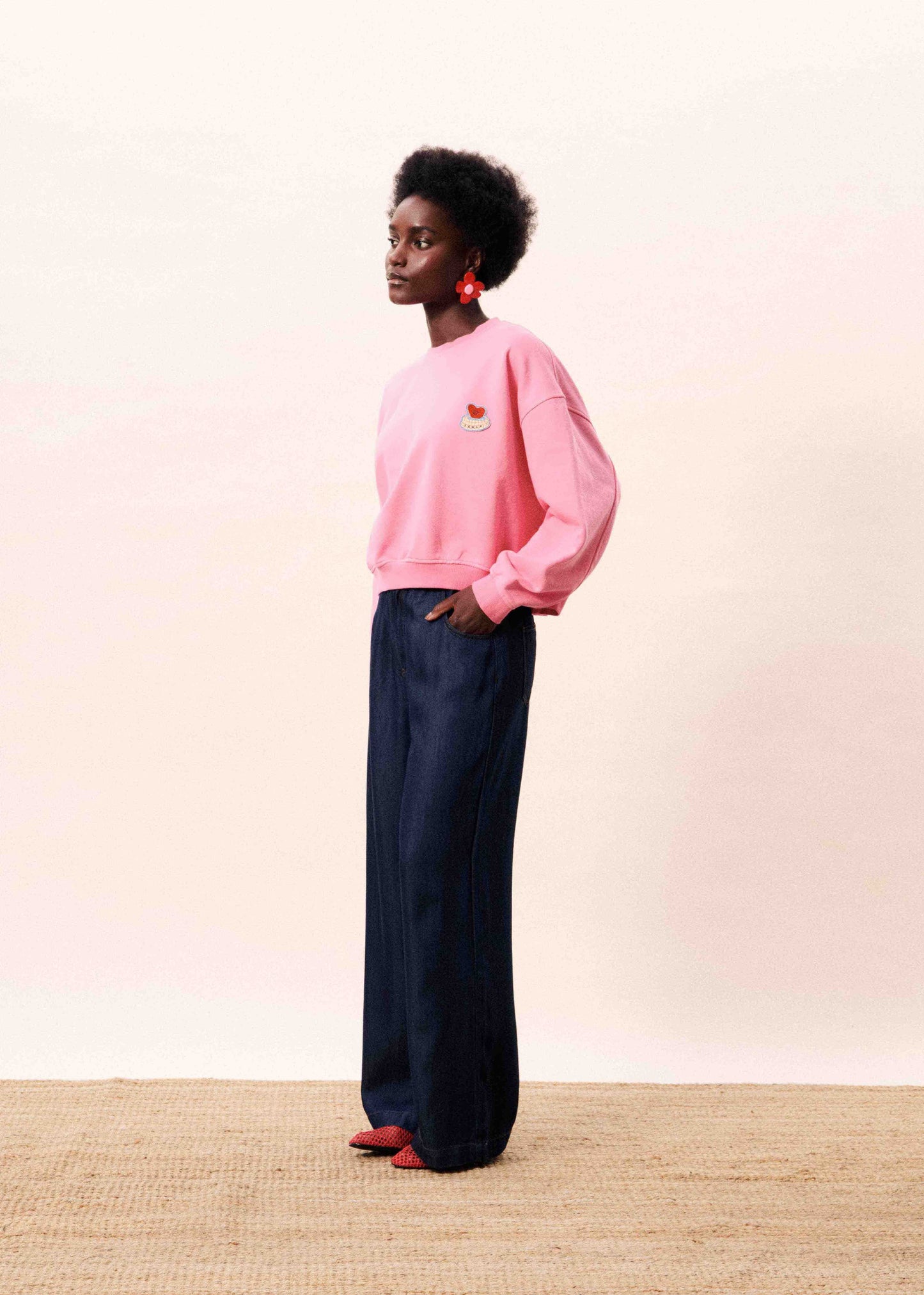 Sweatshirt Tamise Rose