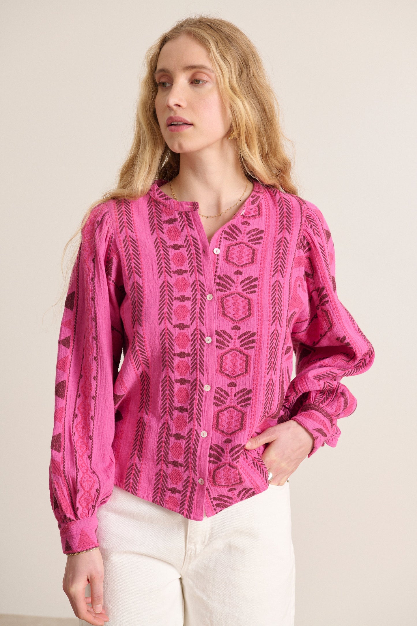 Blouse Gelina 0886 Rose