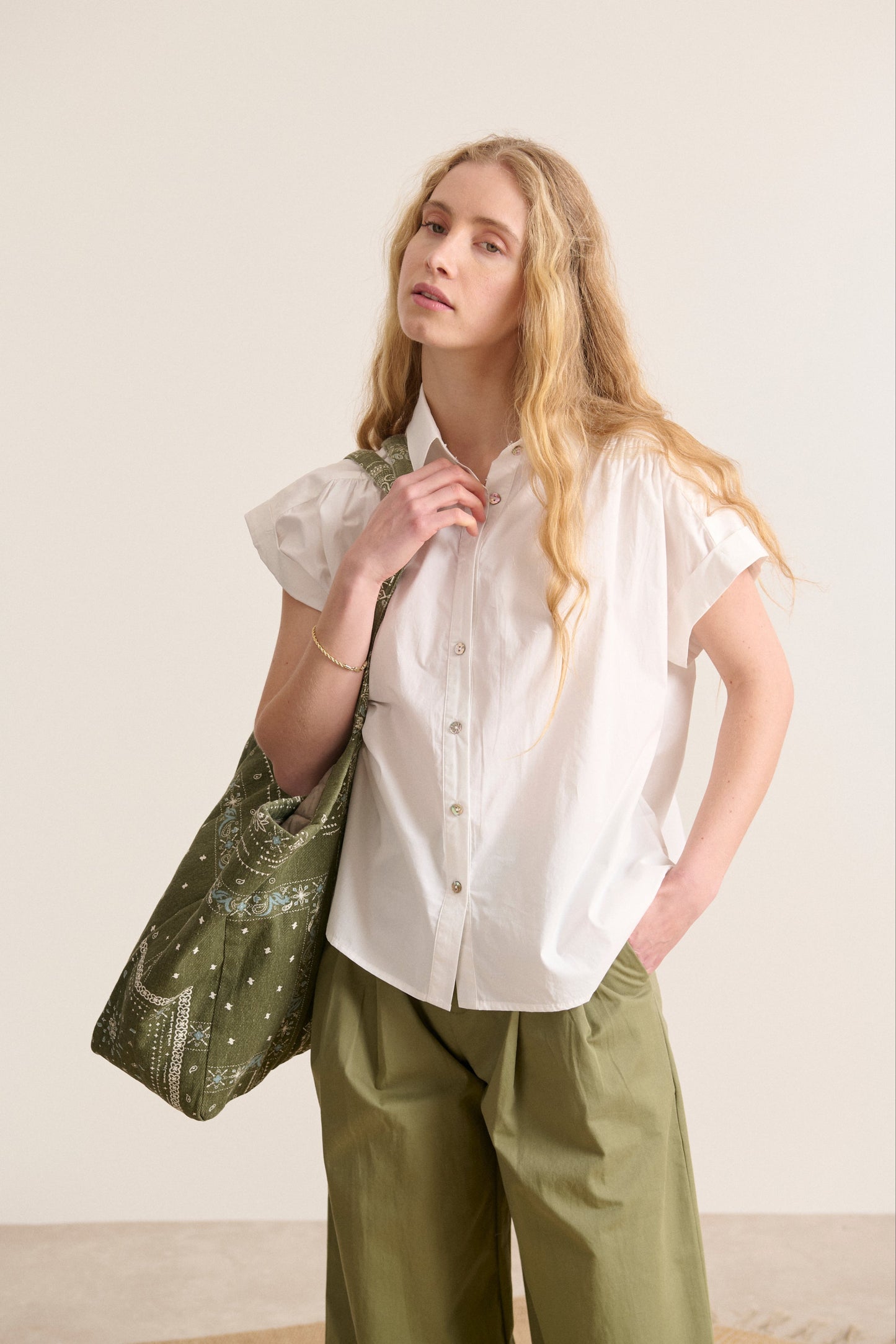 Blouse Levain 0851 Levain Shirt Blanc